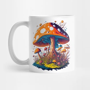 Magic Forest Mushrooms Mug